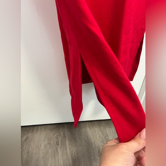 NWT Tommy Hilfinger women sweatshirt red dress - Picture 9 of 16